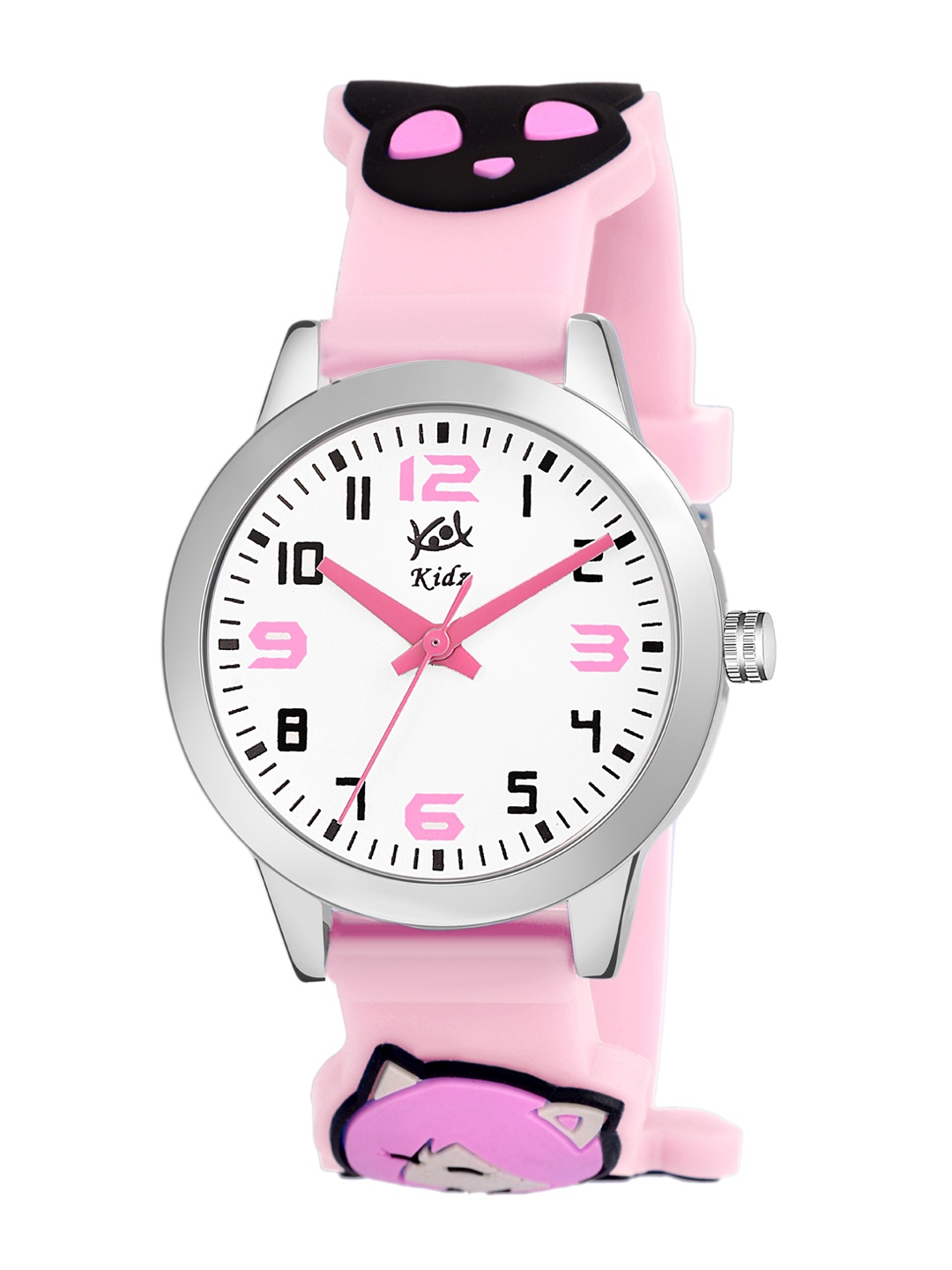 

Kool Kidz Unisex Kids Dial & Pink Straps Analogue Watch