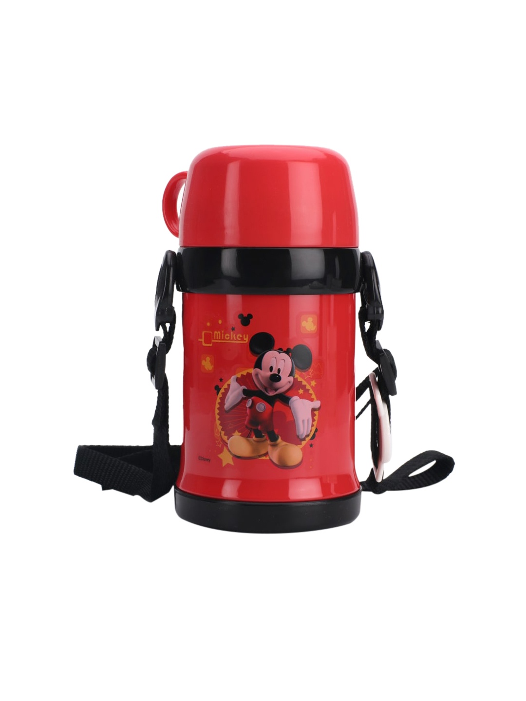 

Disney Unisex Kids Red & Black Mickey Mouse Printed Stainless Steel Flask Water Bottle