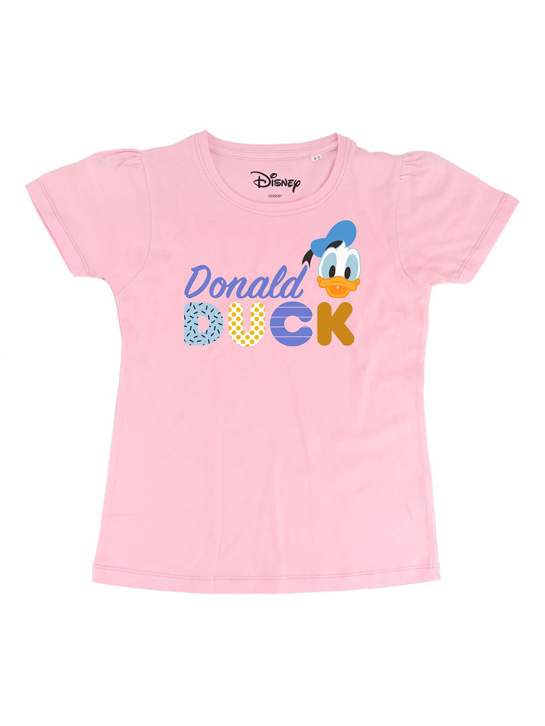 

Disney by Wear Your Mind Pink Puff Sleeve Regular Top