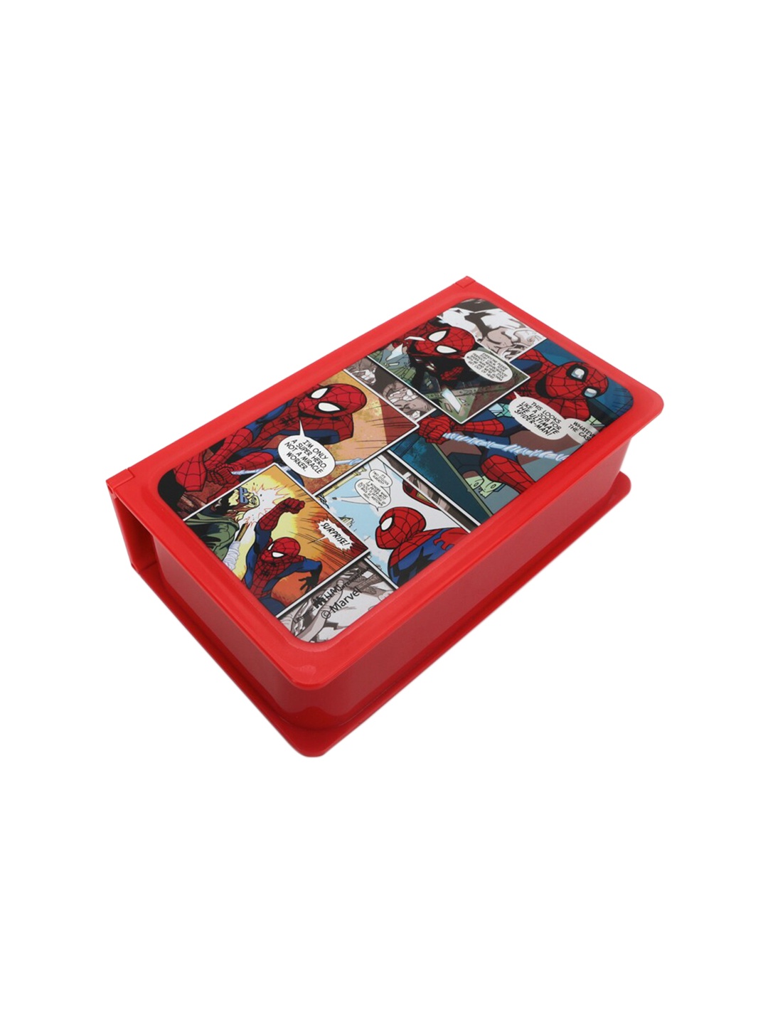 Marvel Boys Red & Blue Stainless Steel Lunch Box