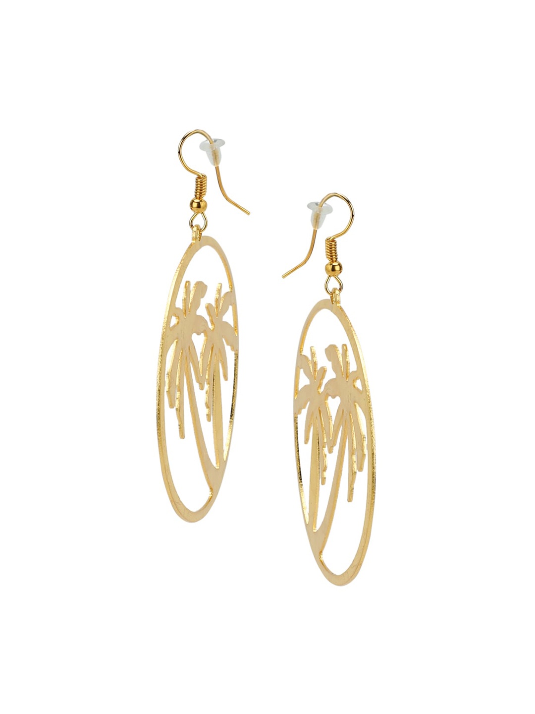

Kazo Women Gold-Toned Contemporary Drop Earrings