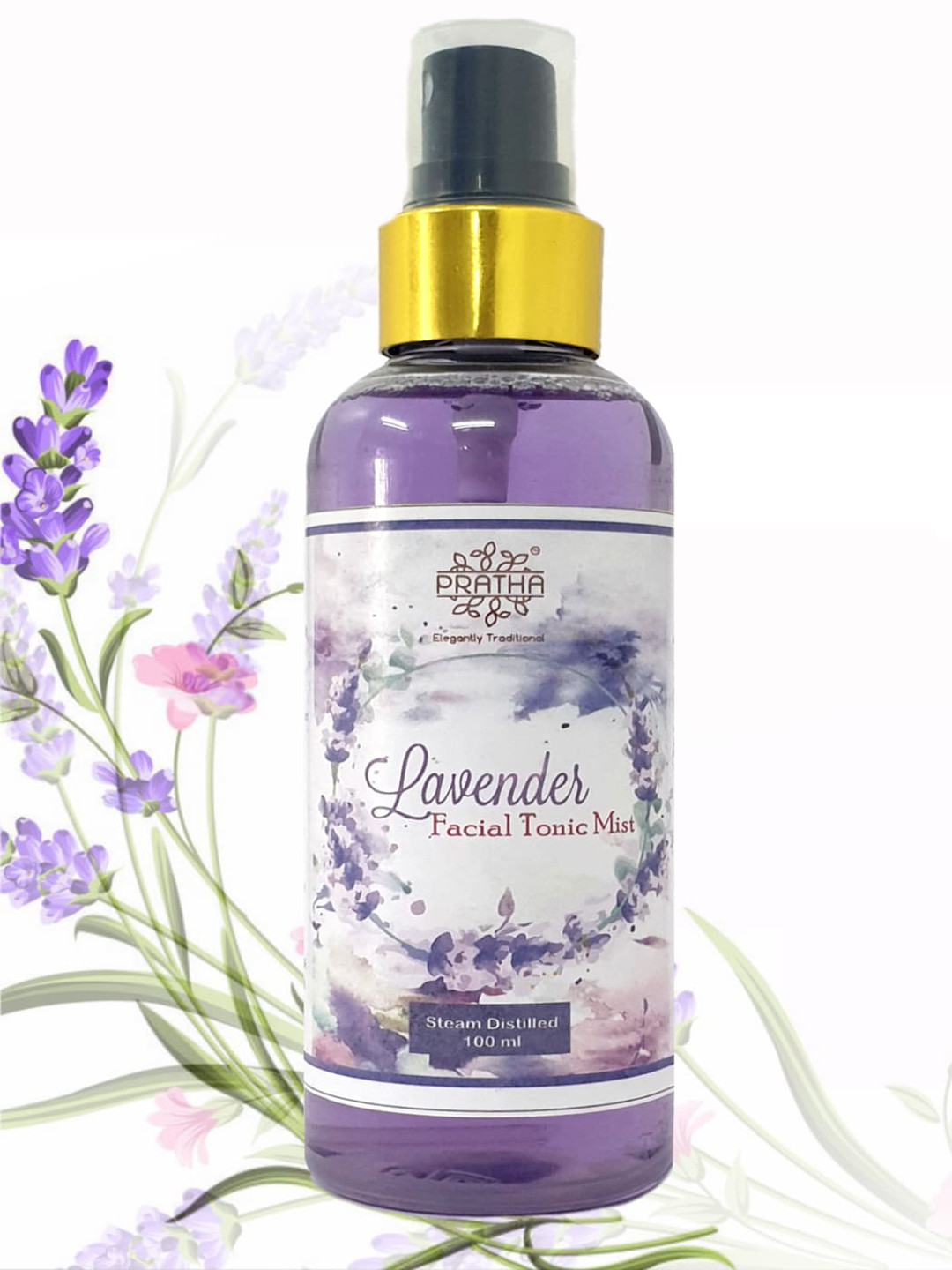 

Pratha Pack of 2 Lavender Water Facial Tonic Mist