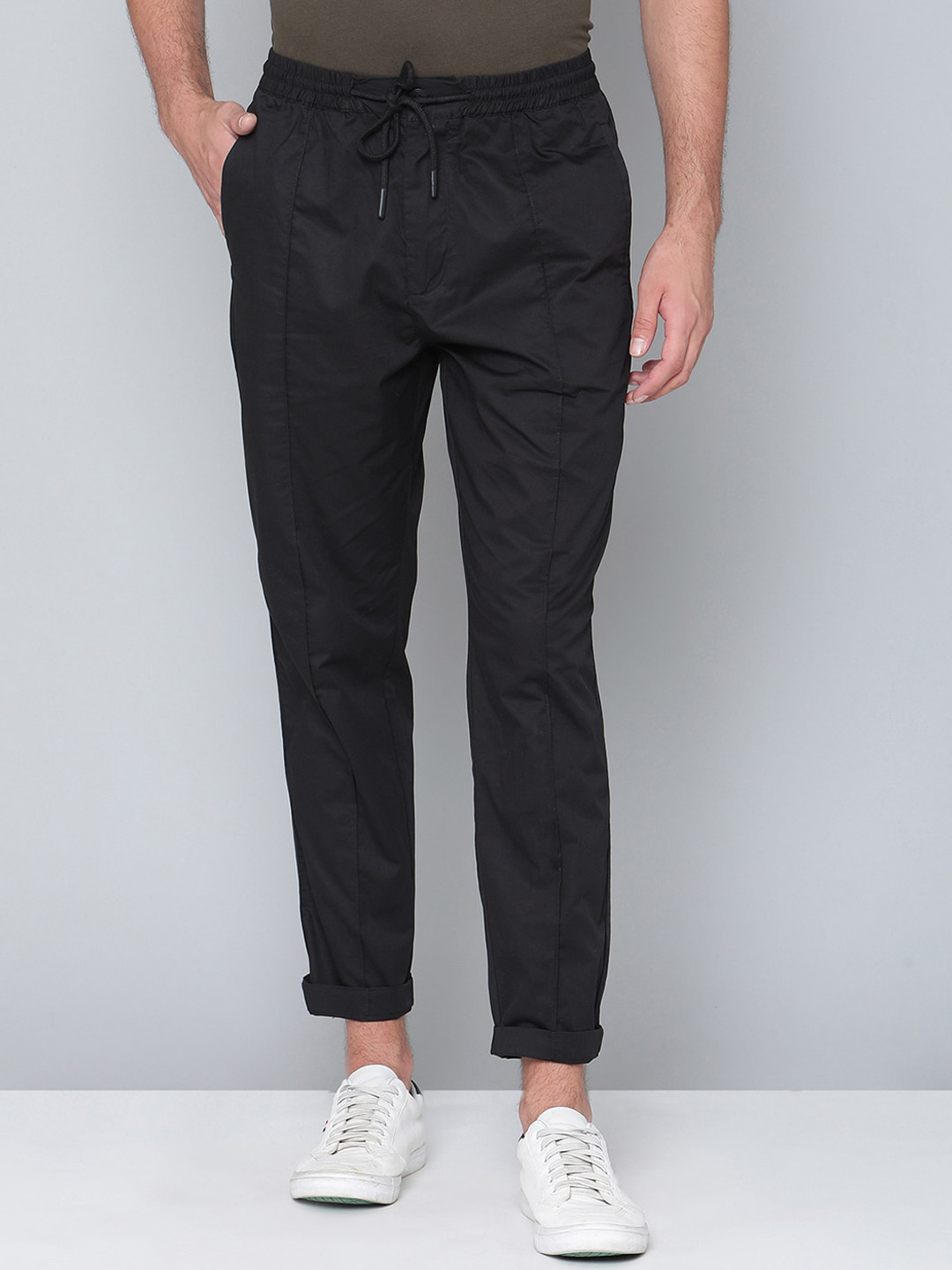 

Antony Morato Men Black Trousers