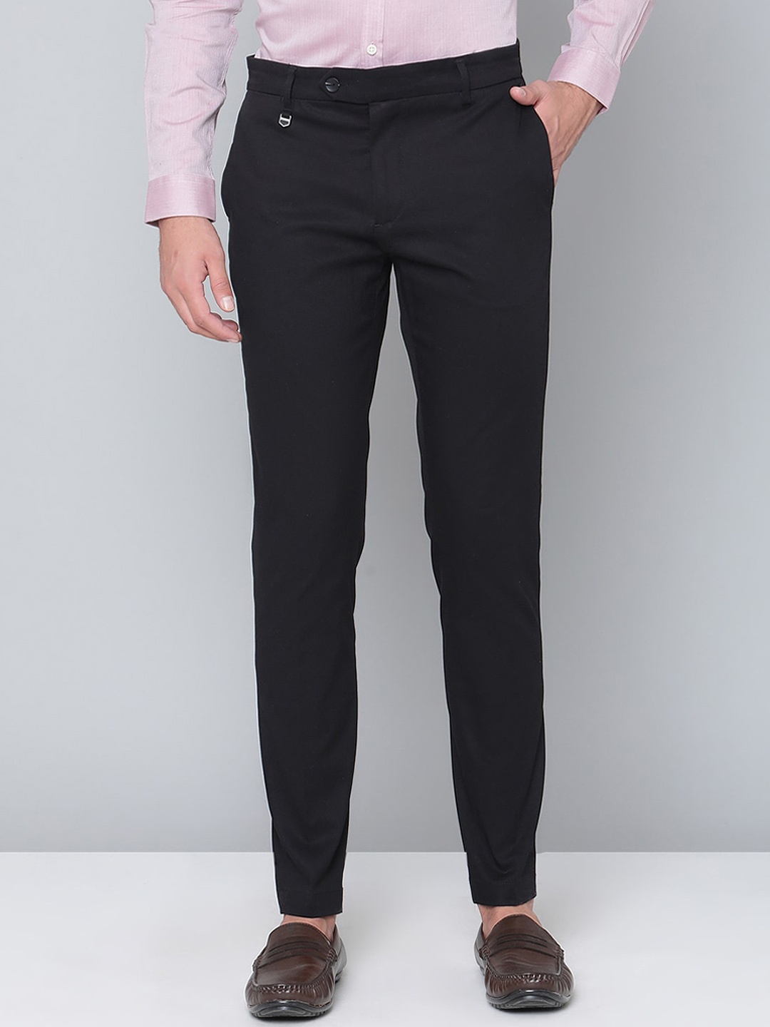 Antony Morato Men Black Skinny Fit Trousers