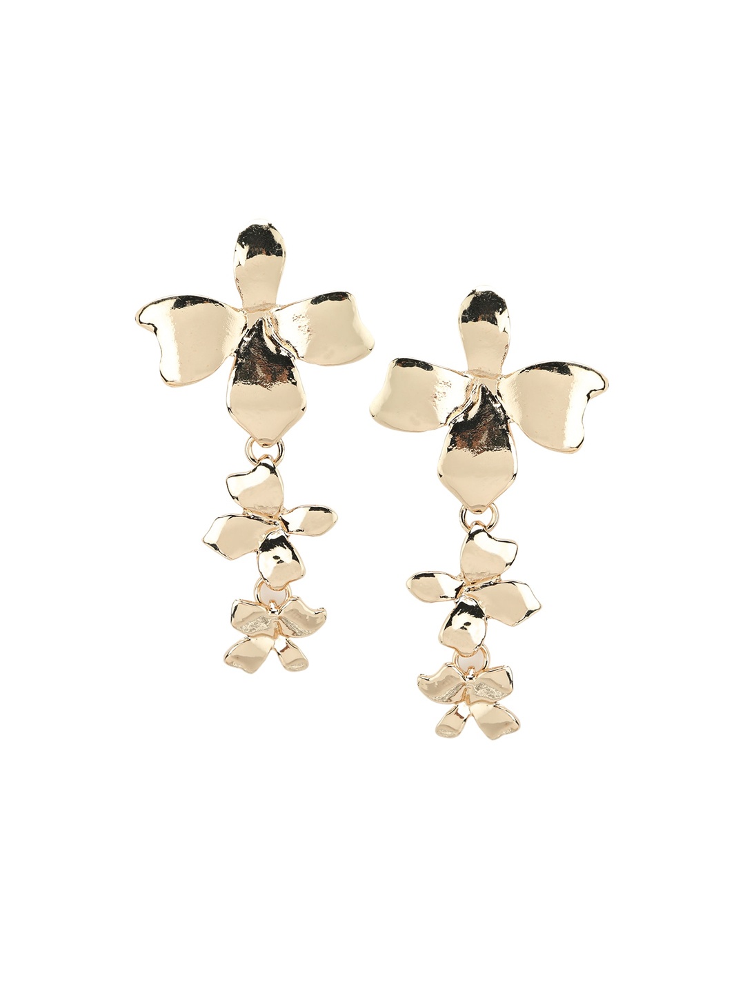 

Kazo Gold-Toned Contemporary Drop Earrings