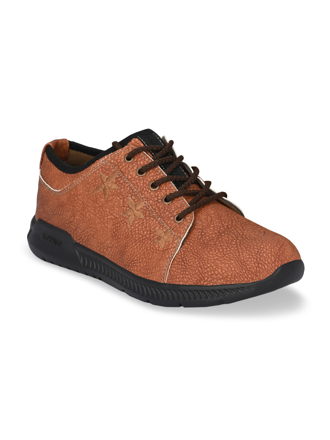 

Provogue Men Brown Woven Design Sneakers