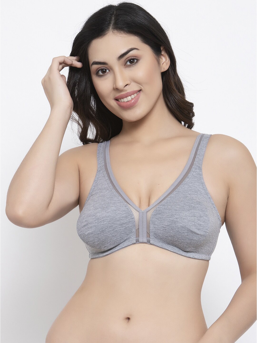 

Prag & Co Grey T-shirt Bra Full Coverage AB20530BG