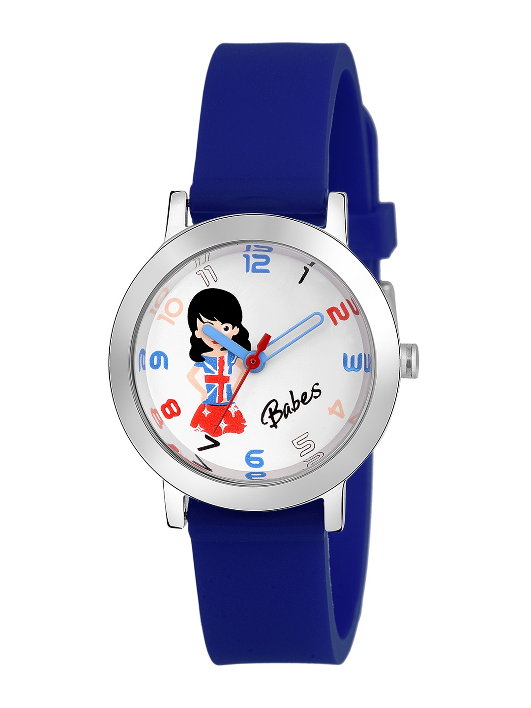 Kool Kidz Kids Blue Printed Dial Analogue Watch