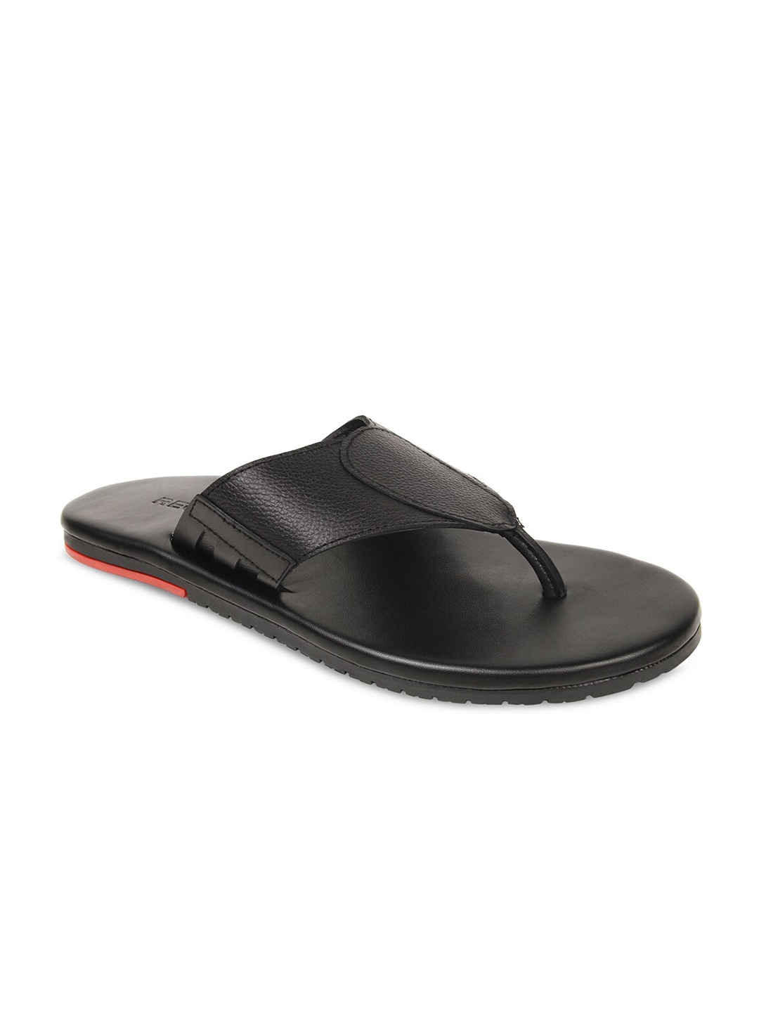 

Regal Men Black & Red Leather Comfort Sandals