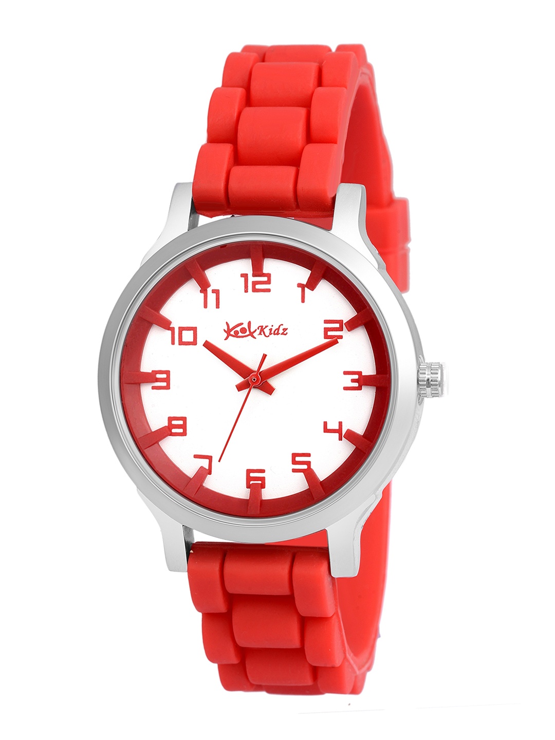 Kool Kidz Unisex Kids Multicoloured Dial & Red Straps Analogue Watch