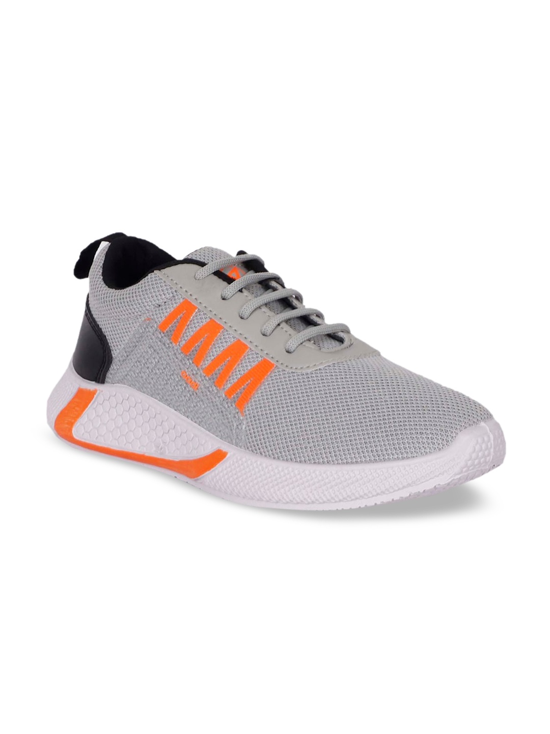 

aadi Men Grey Woven Design Sneakers