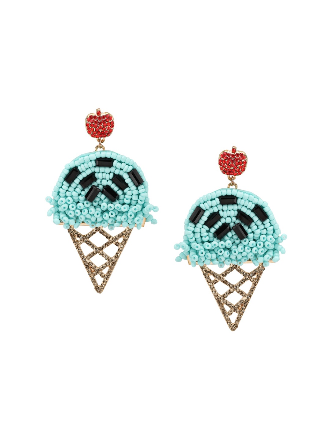 

Kazo Women Multicoloured Contemporary Studs Earrings, Multi