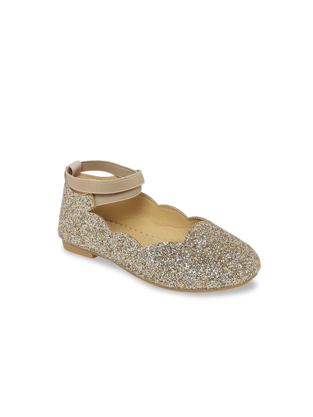 

Pantaloons Junior Girls Gold-Toned Ballerinas Flats