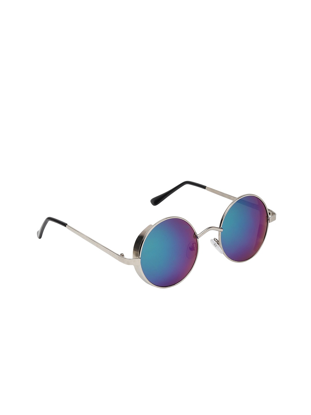 

CRIBA Unisex Blue Lens Round Sunglasses with UV Protected Lens CR_RND_CUP
