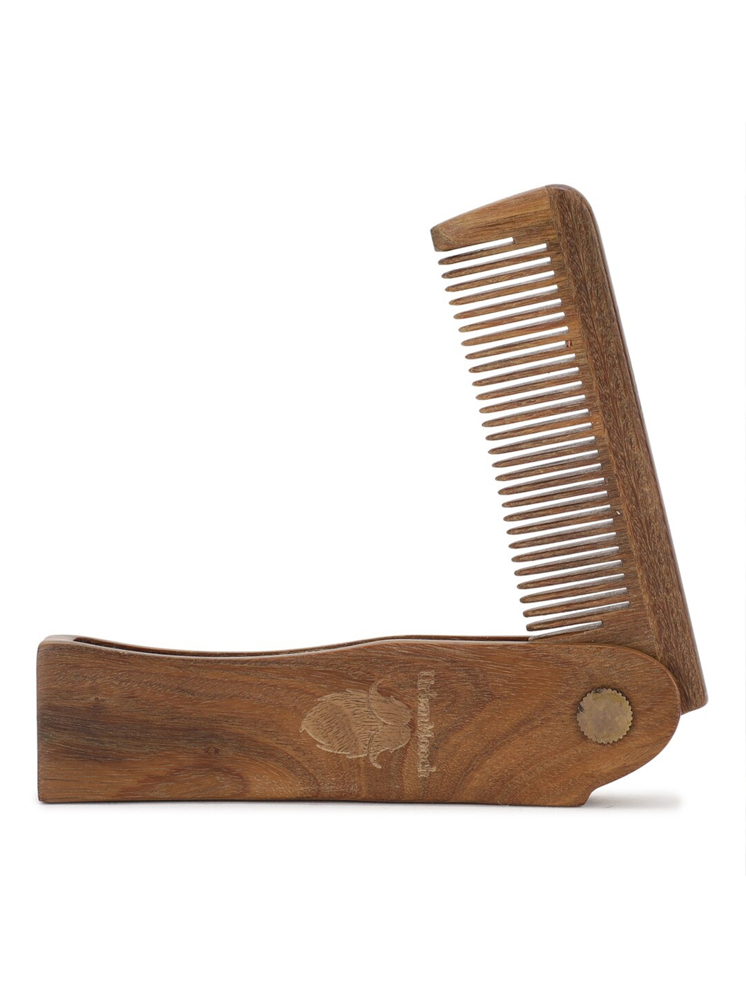 

UrbanMooch Folding Comb for Men, Brown