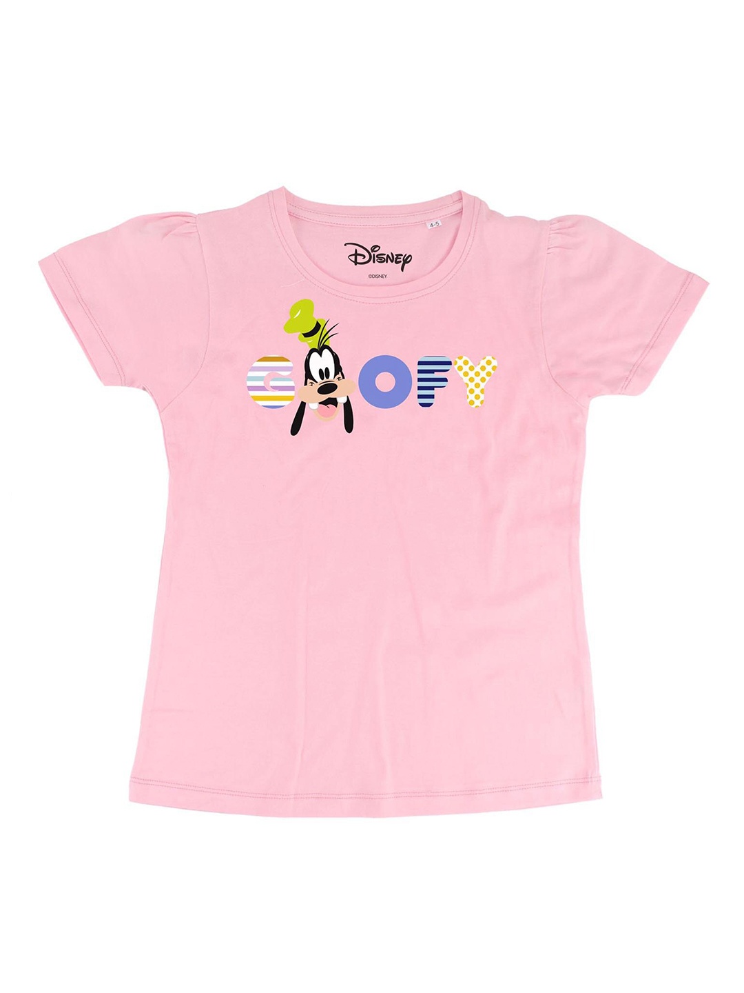 

Disney by Wear Your Mind Pink Puff Sleeve Regular Top