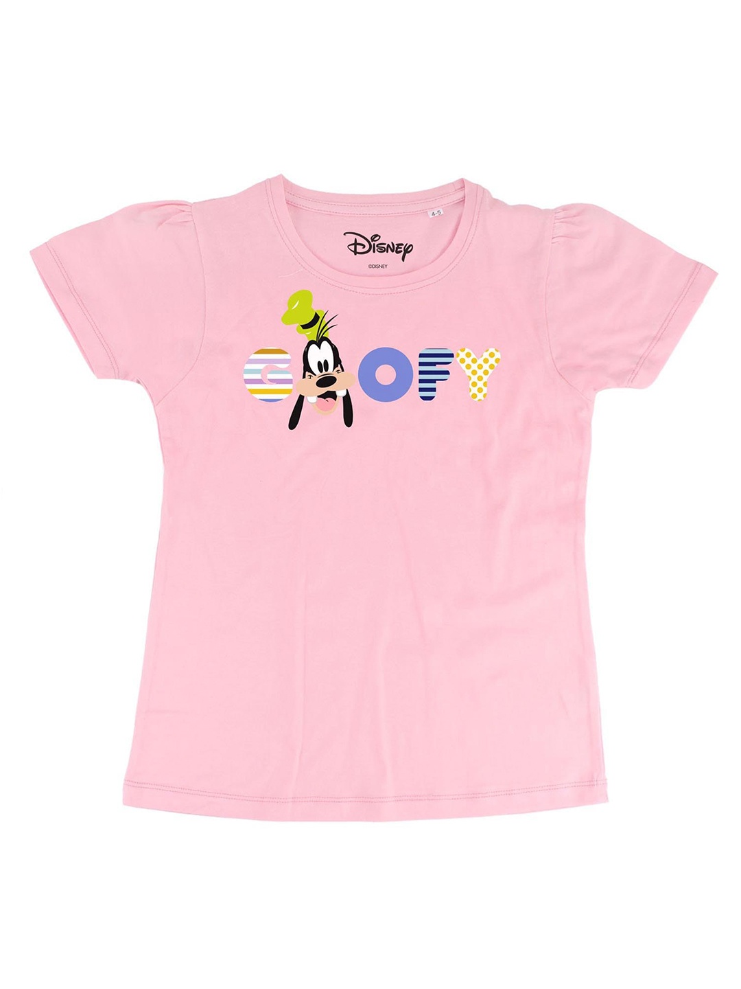 

Disney by Wear Your Mind Pink Puff Sleeve Regular Top