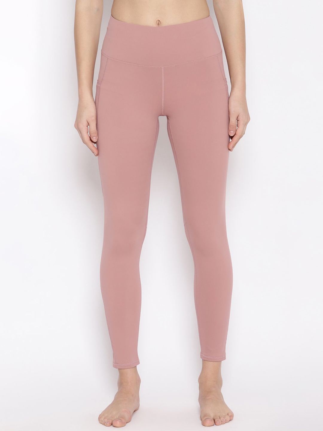 

iki chic Women Pink Soli Yoga Leggings