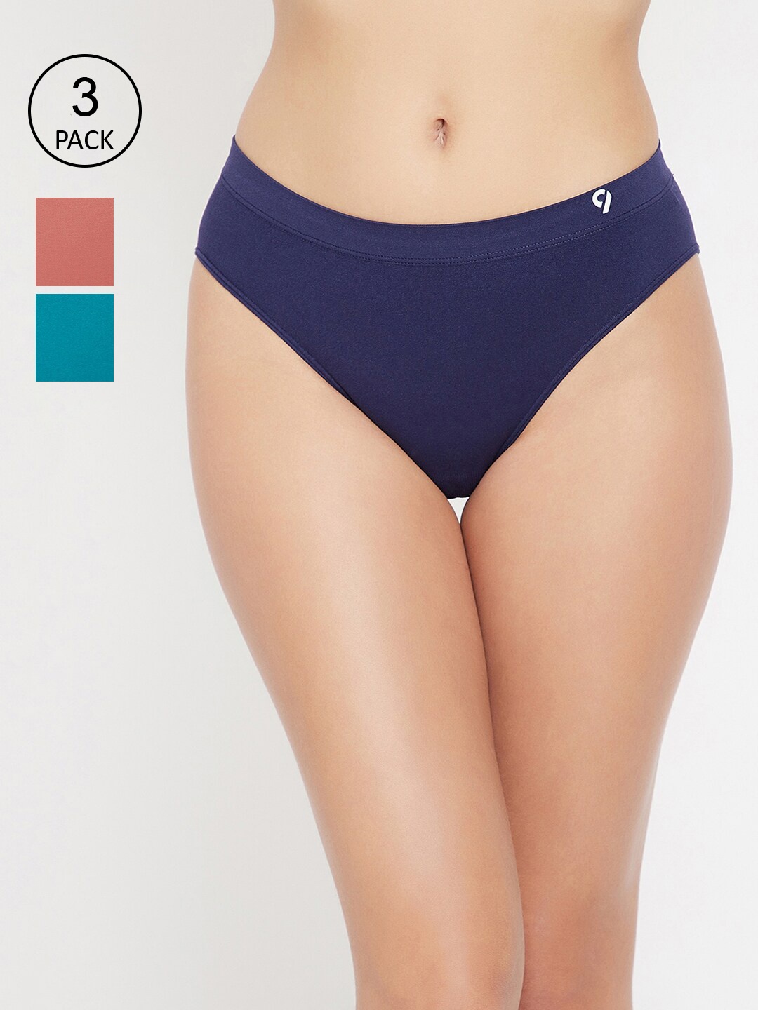 

C9 AIRWEAR Women Pack Of 3 Assorted Basic Briefs P1103_Pack17
