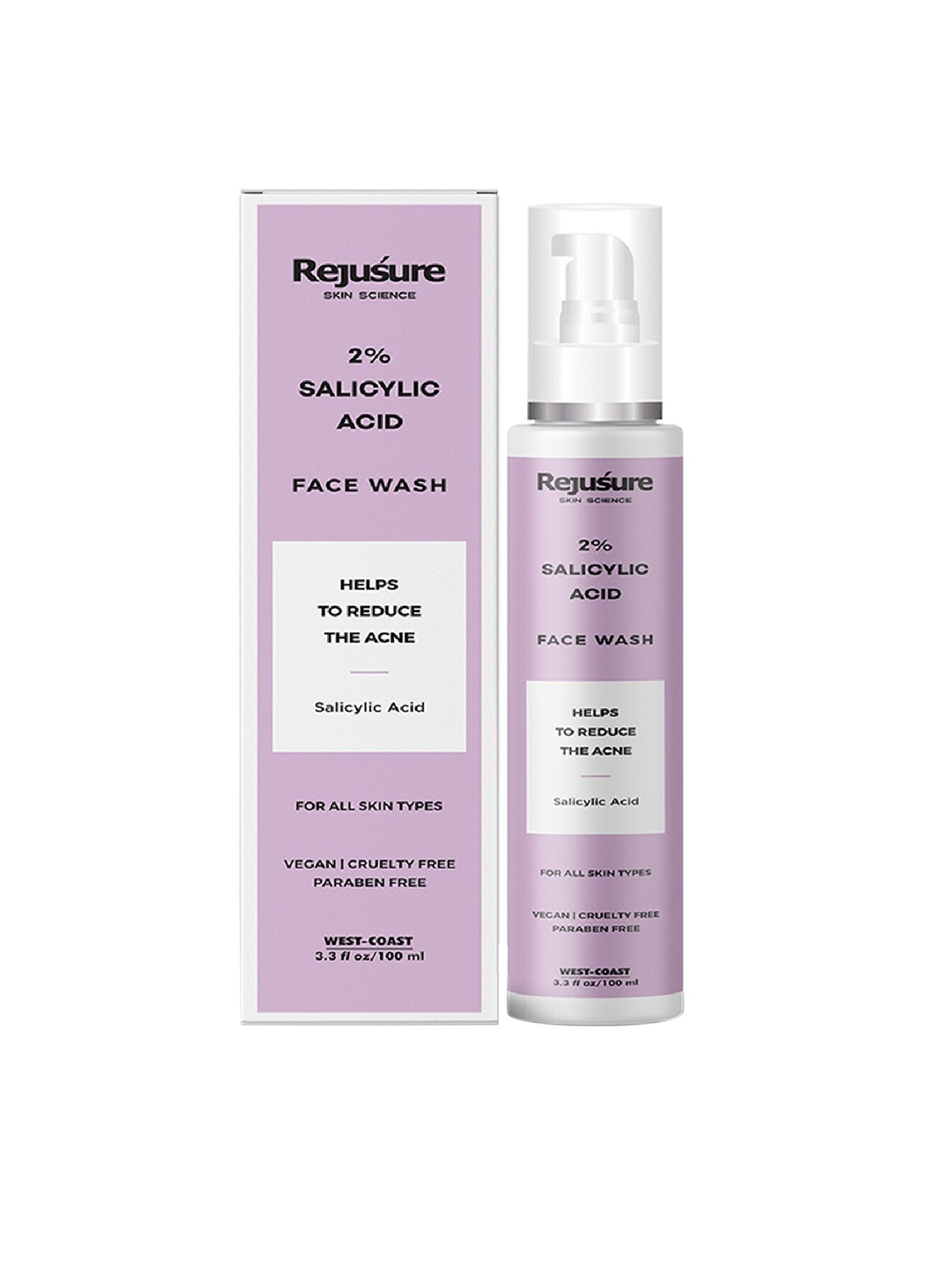 

REJUSURE White 2% Salicylic Acid Face Wash 100ml