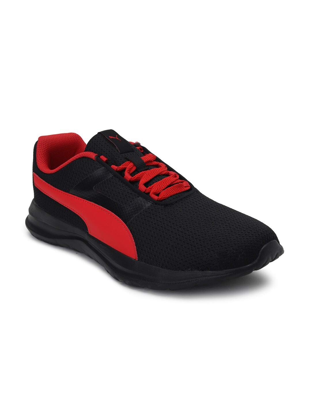 

Puma Men Black Mesh Running Shoes
