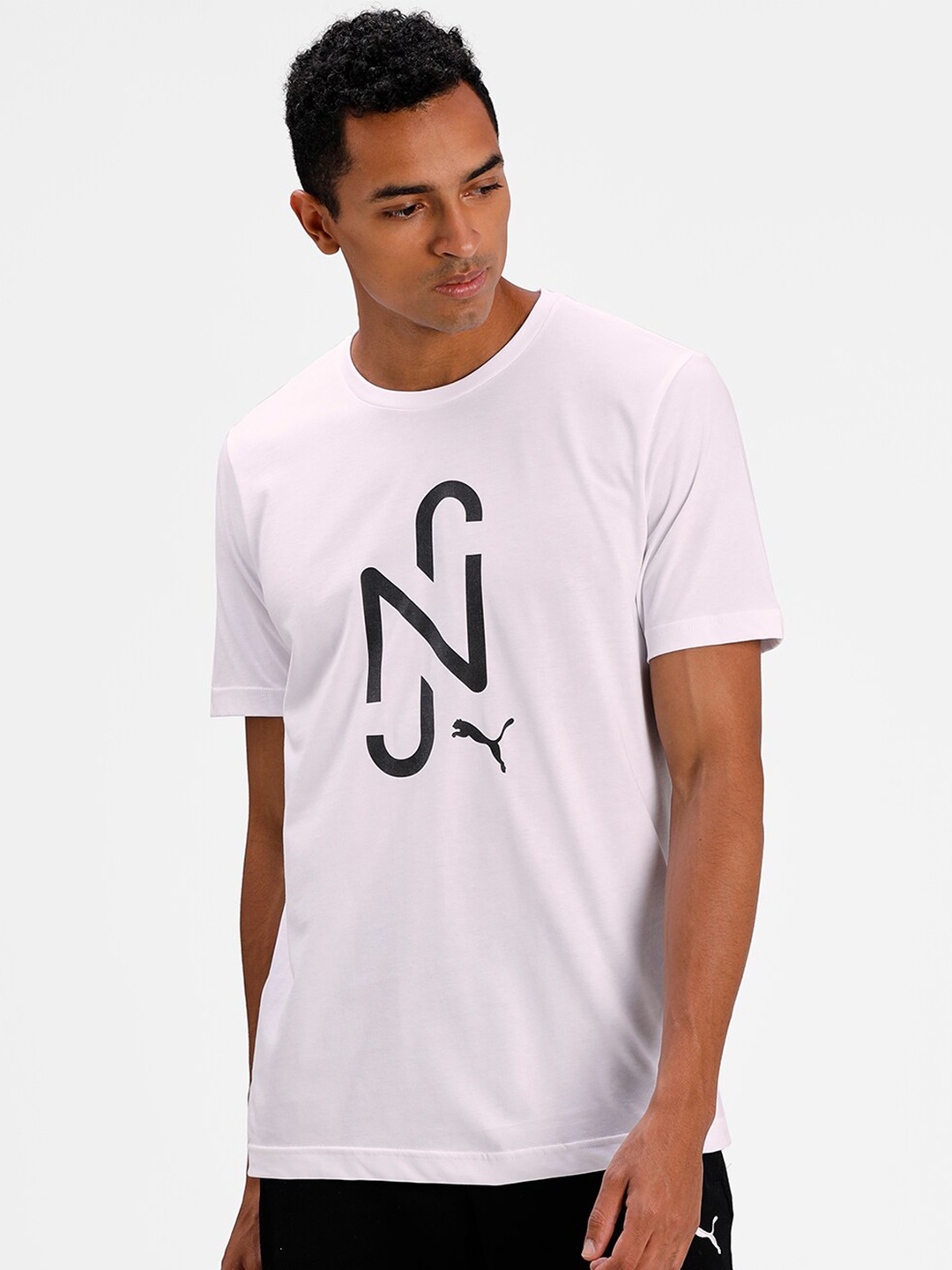 

Puma Men White Typography Printed Neymar Jr. T-shirt