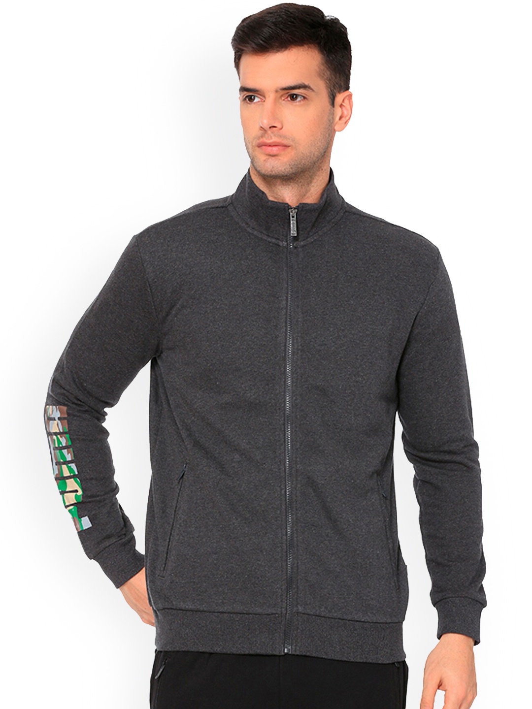 

Puma Men Grey Cotton Sweat Jacket 2