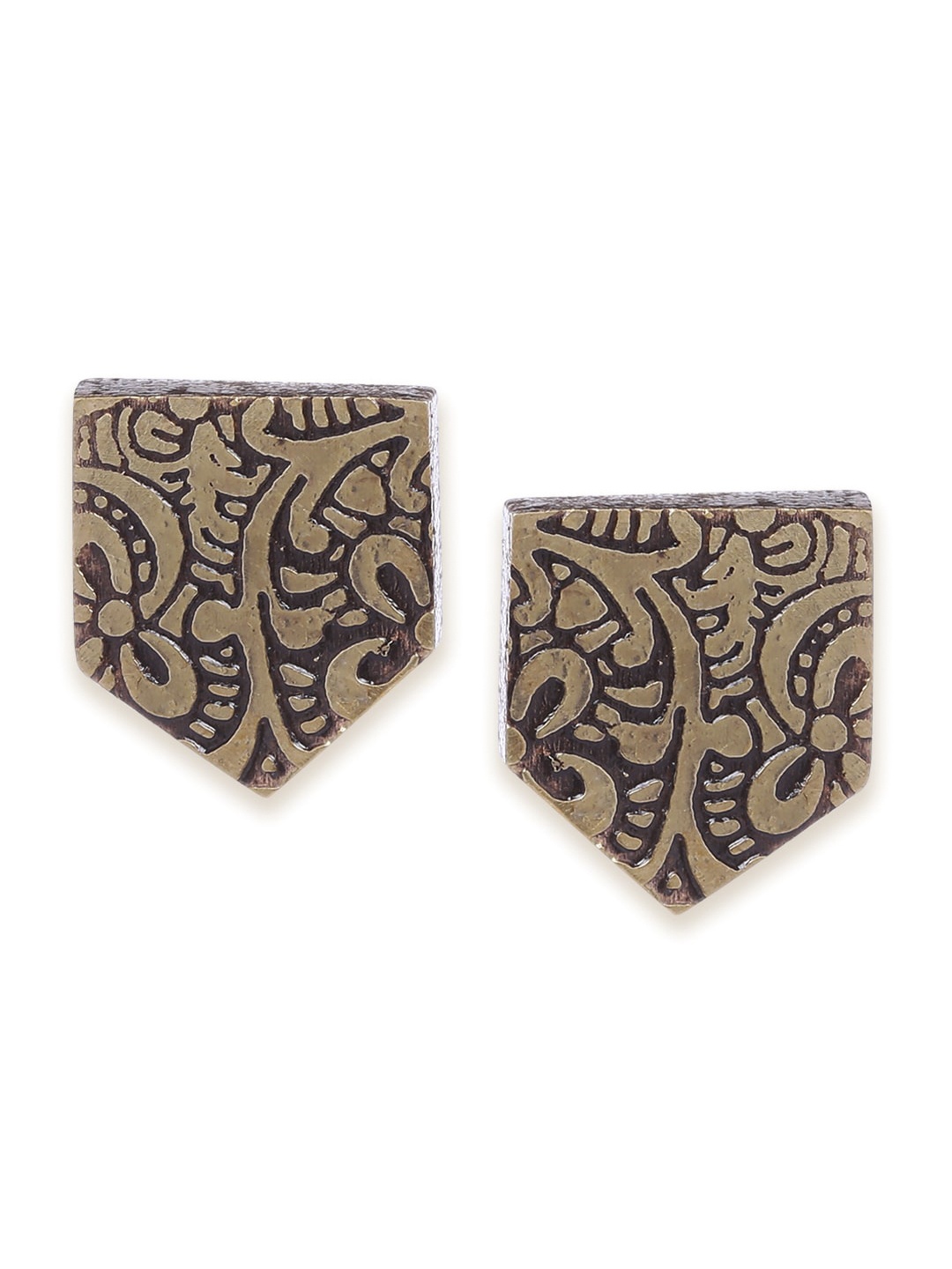 

Fabindia Gold-Plated Contemporary Studs Earrings