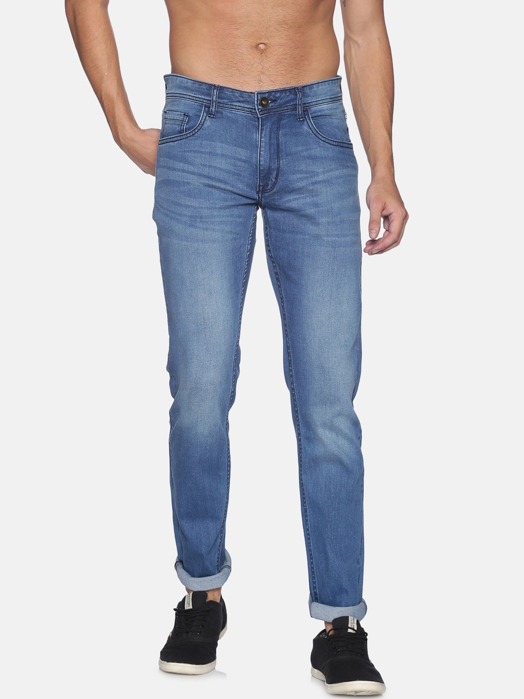 

IVOC Men Blue Slim Fit Light Fade Stretchable Jeans