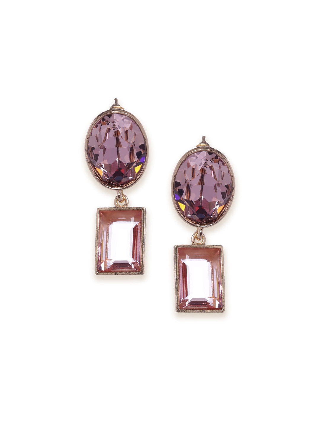 

Fabindia Pink Geometric Drop Earrings