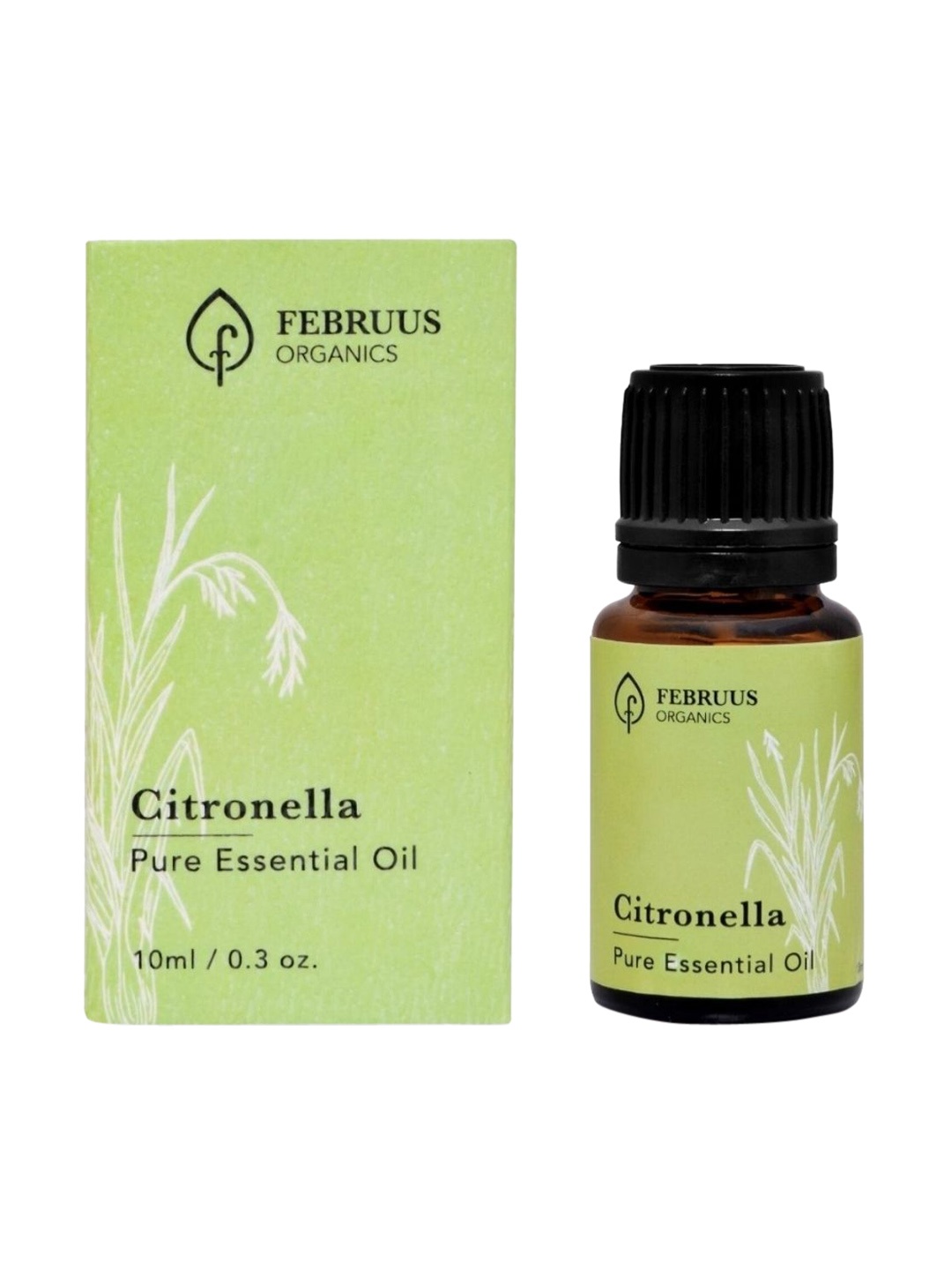 Februus Organics Citronella Essential Oil, Transparent