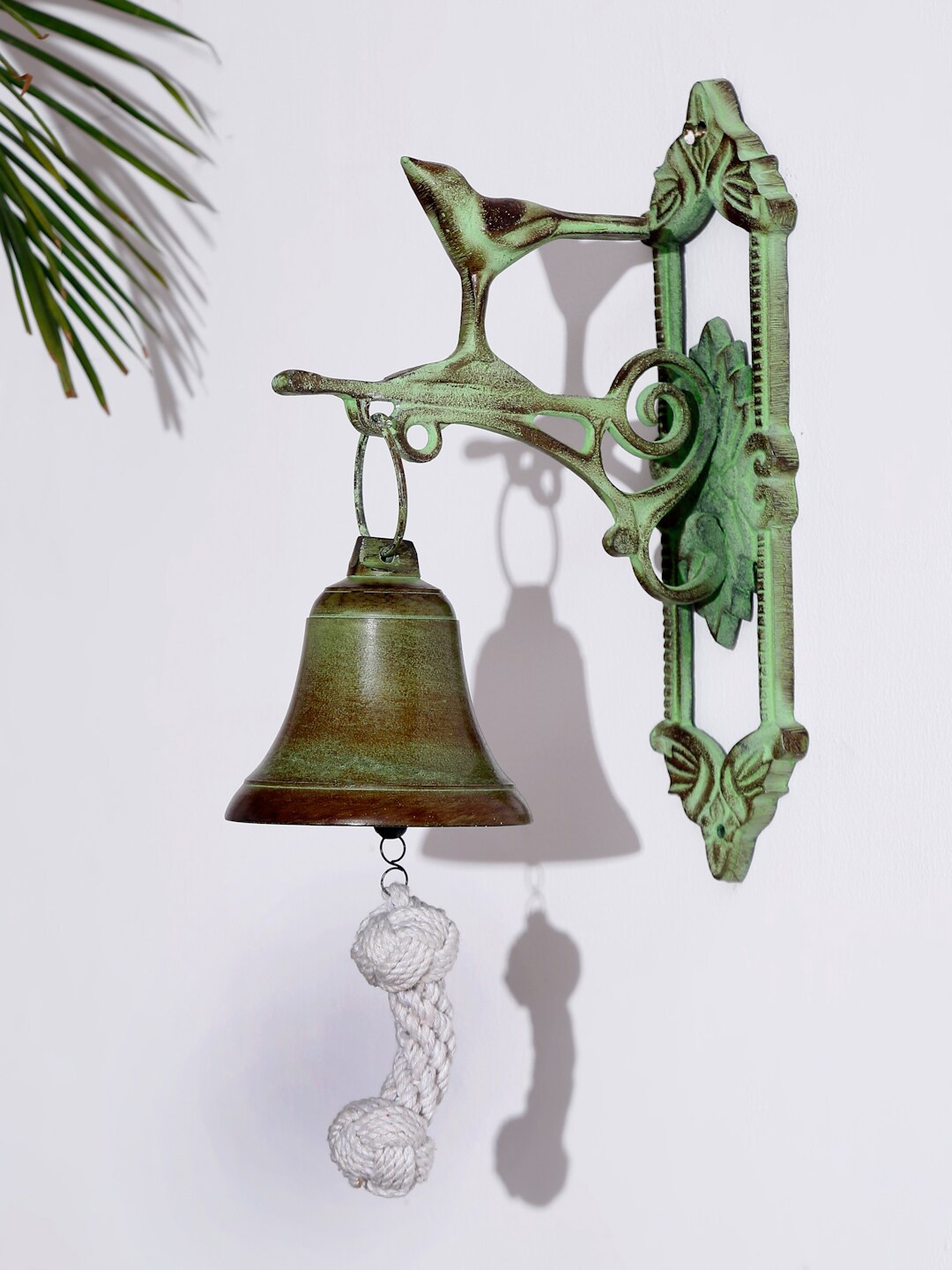 

Fabindia Brown & Green Metal Door Bell