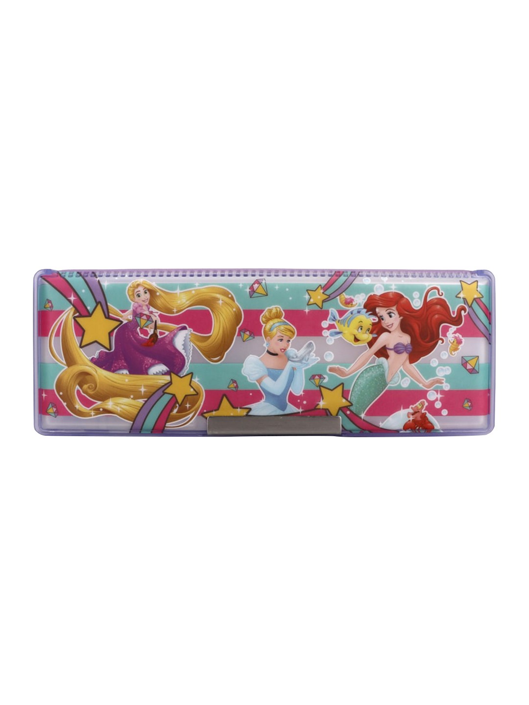 

Disney Purple & Yellow Princess Printed Pencil Box