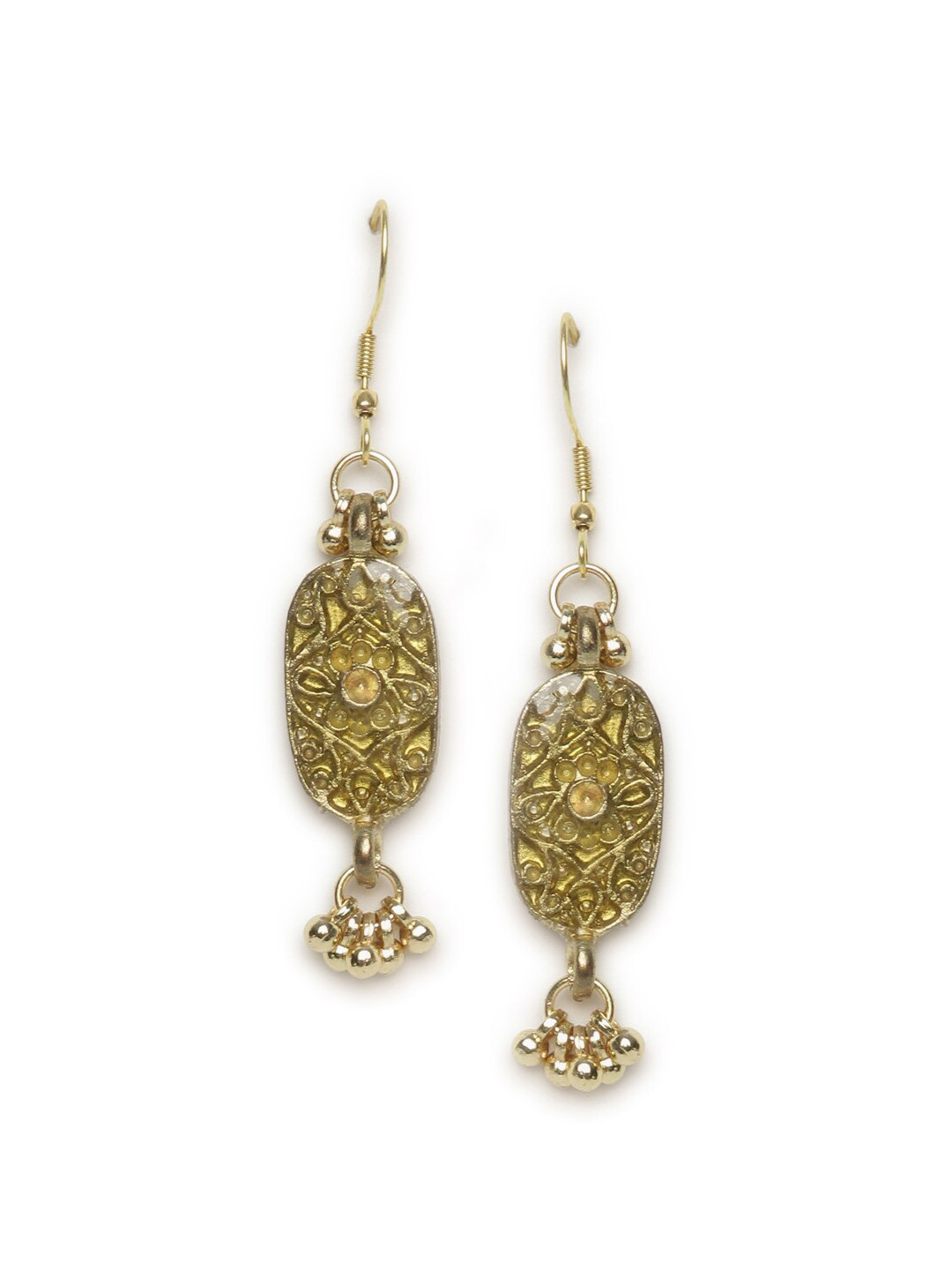 

Fabindia Gold-Toned Contemporary Drop Earrings