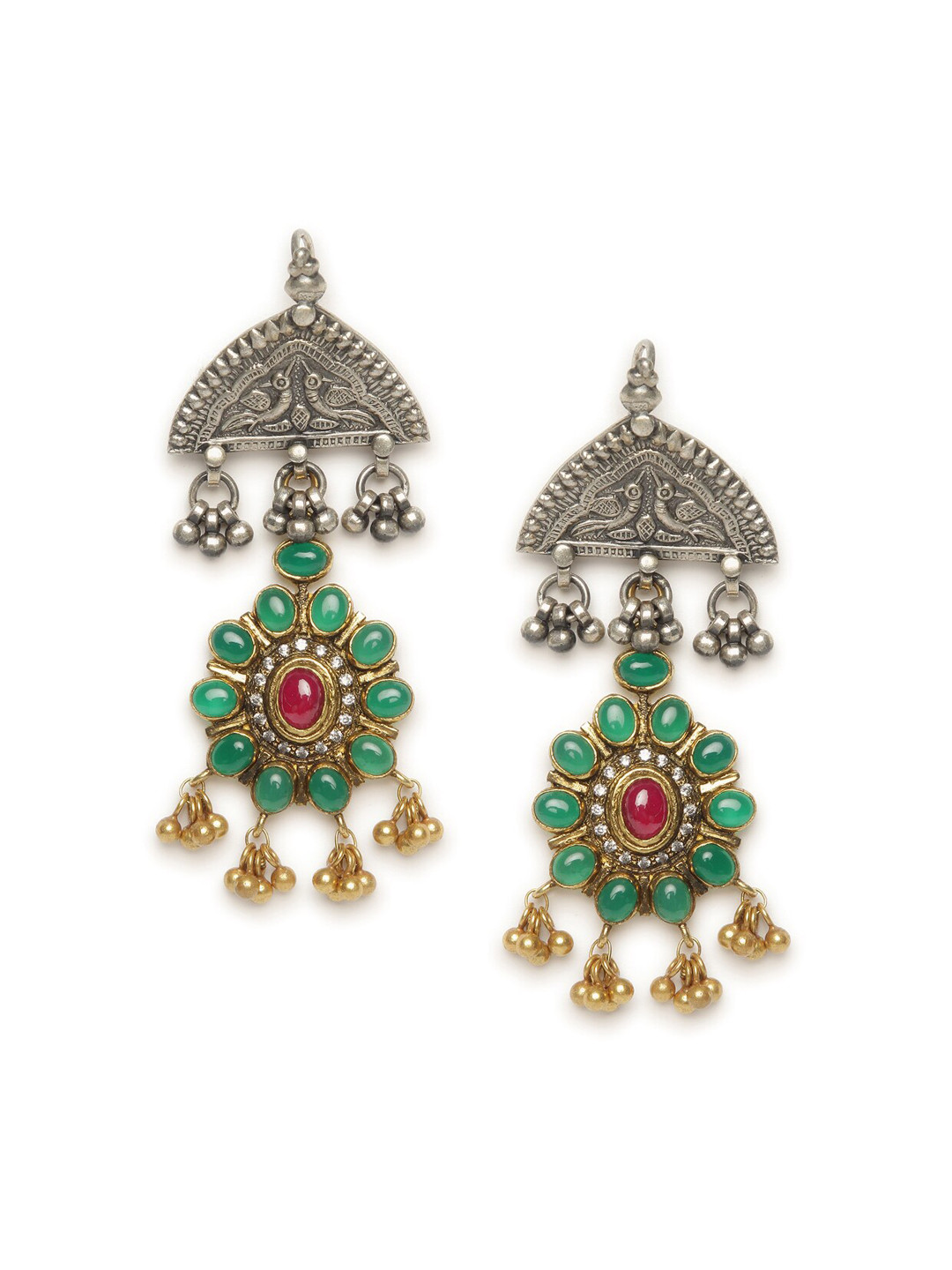 

Fabindia Multicoloured Contemporary Drop Earrings, Multi
