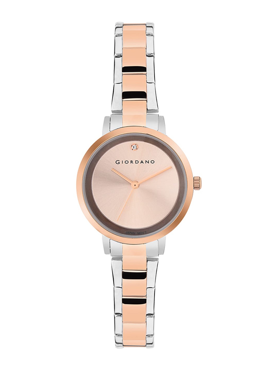 

GIORDANO Women Rose Gold-Toned Dial Bracelet Style Straps Analogue Watch - GD-2027-33