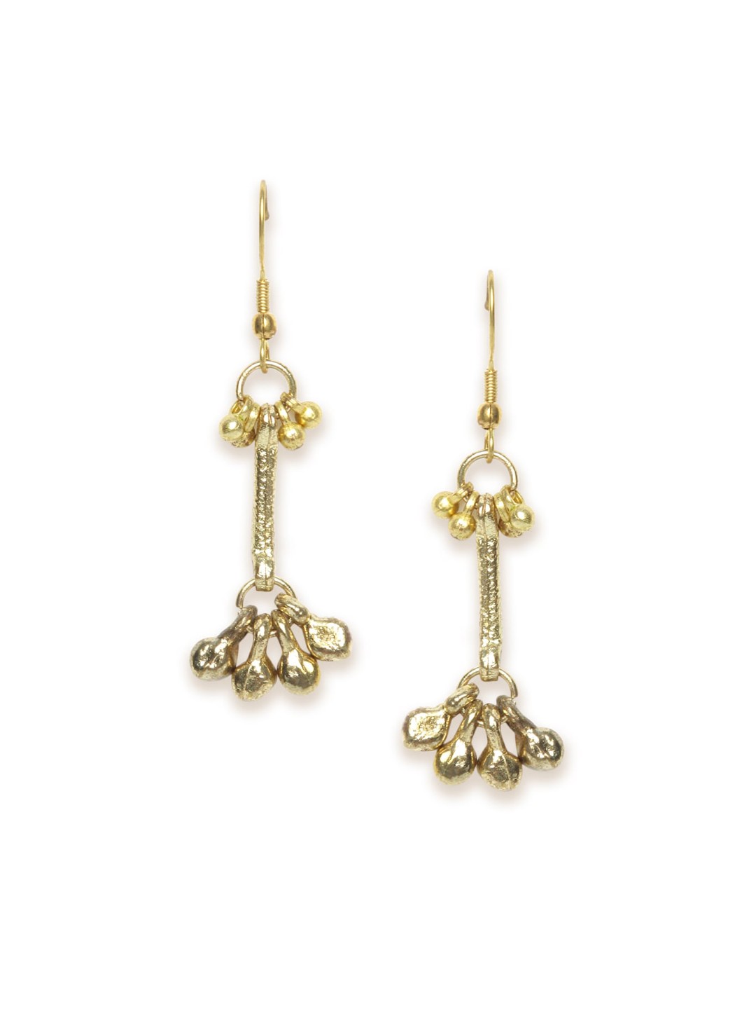 

Fabindia Gold-Toned Contemporary Drop Earrings