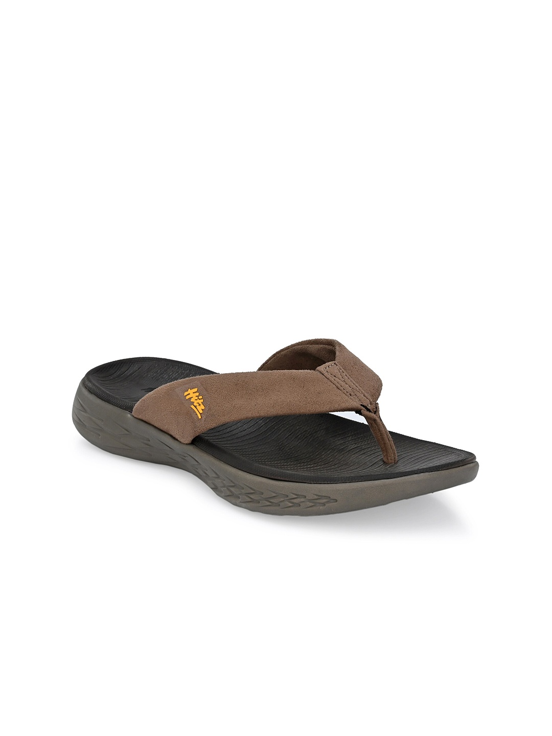 Hitz Men Brown Thong Flip-Flops