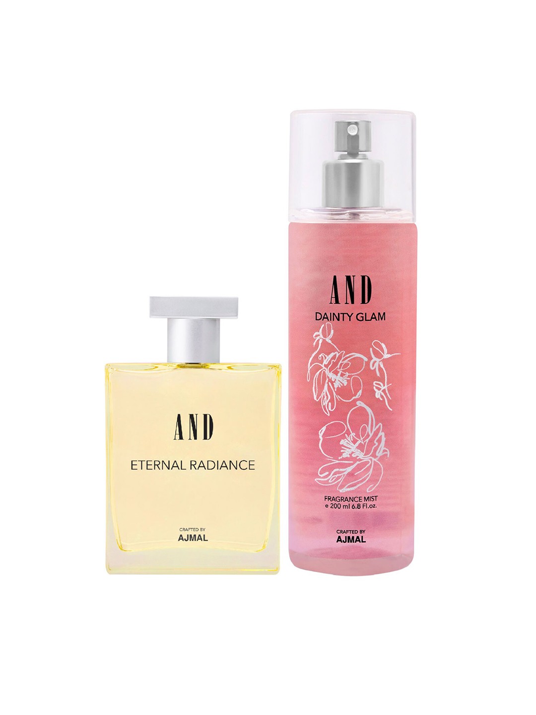 

AND Pack of 2 Eternal radiance & Dainty Glam Eau de Parfum, Multi