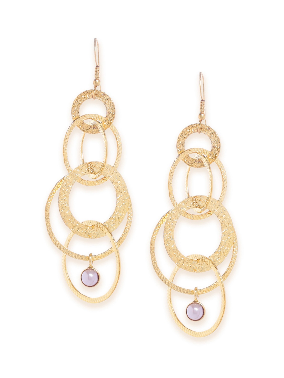 

Fabindia Gold-Toned Contemporary Drop Earrings