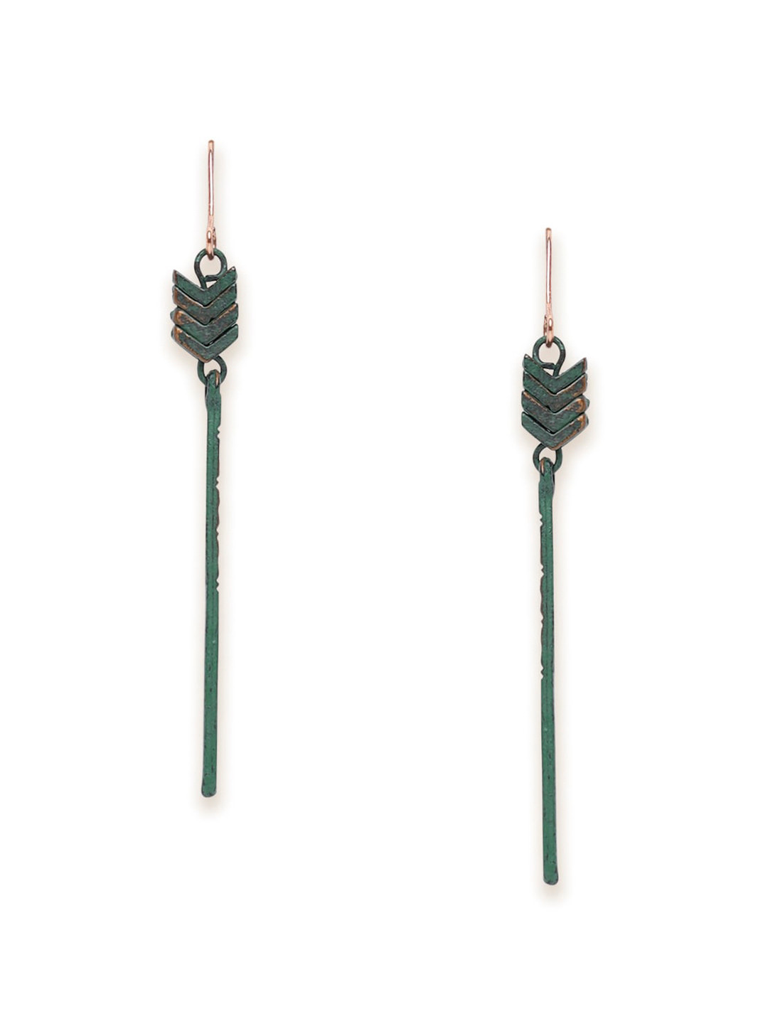 

Fabindia Green Contemporary Drop Earrings