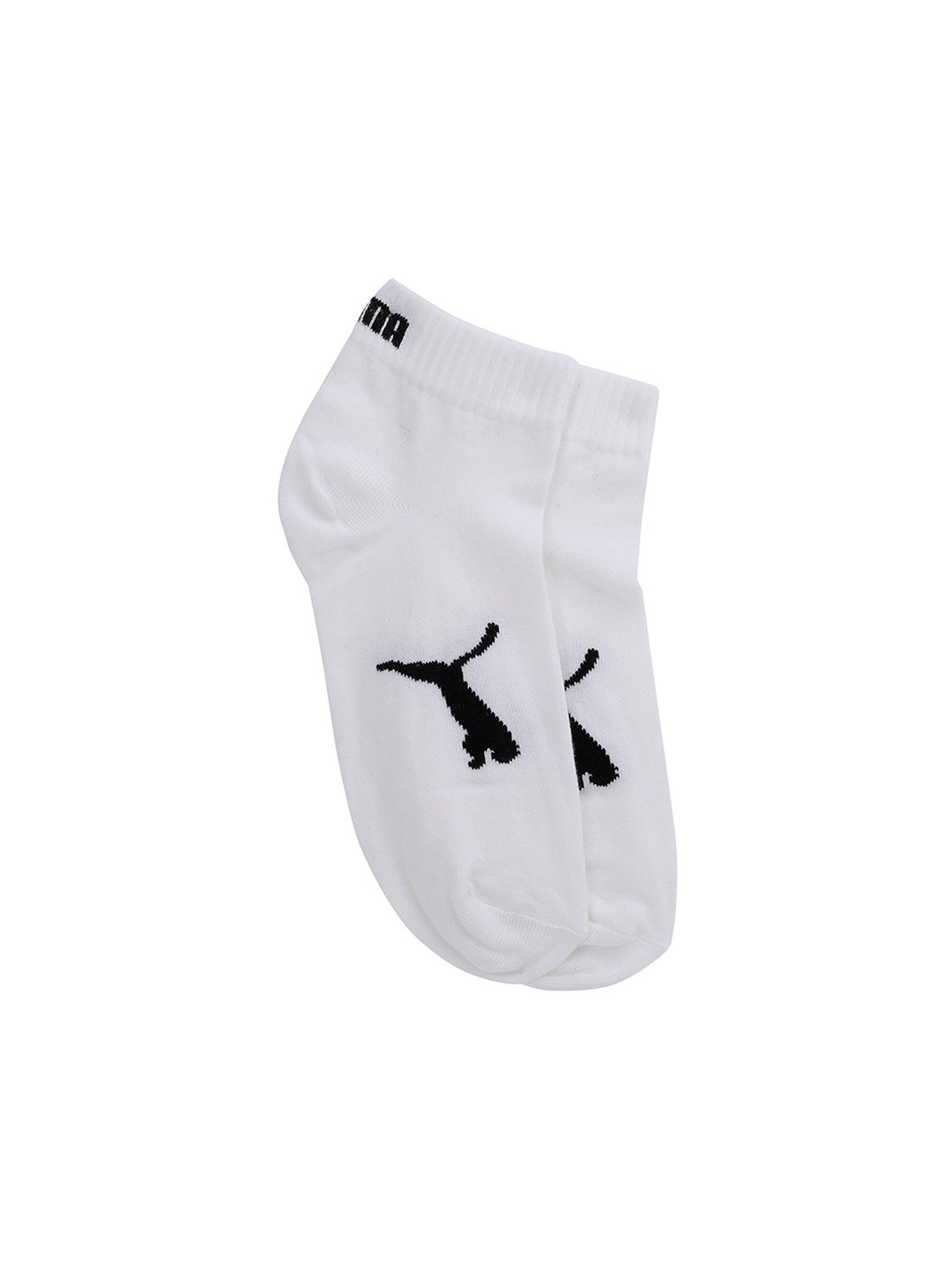 

Puma Unisex White Pack of 6 Half Terry Ankle Length Socks