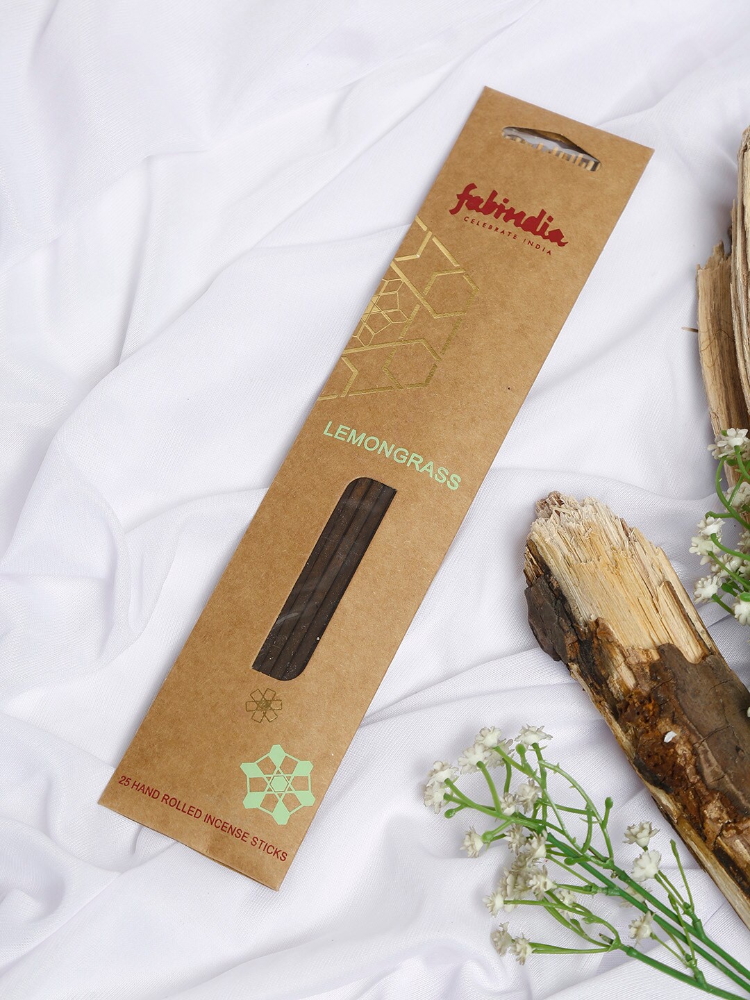 

Fabindia Set Of 25 Brown Incense Sticks