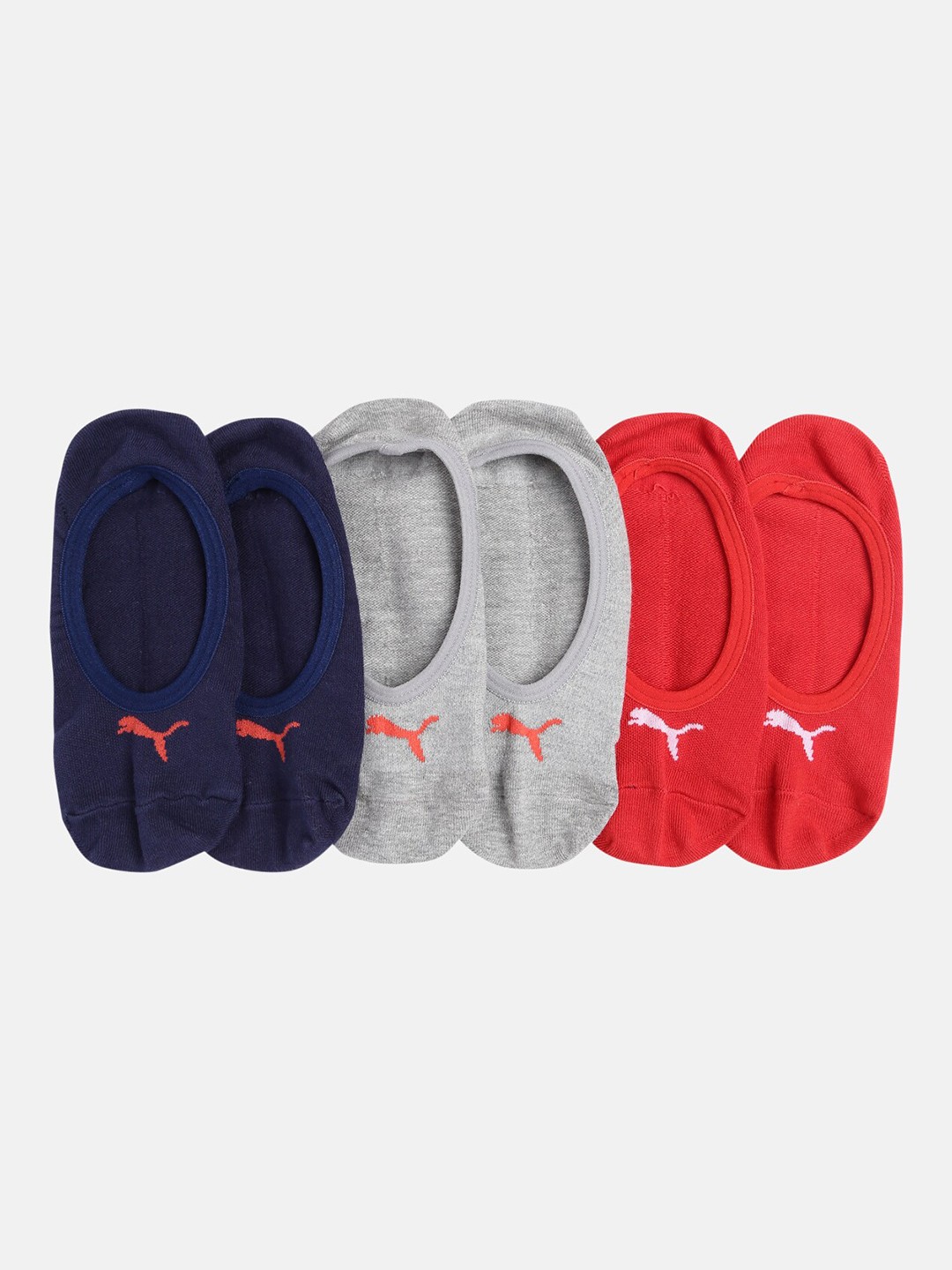 

Puma Adults Pack of 3 Assorted Shoe Liner Socks
