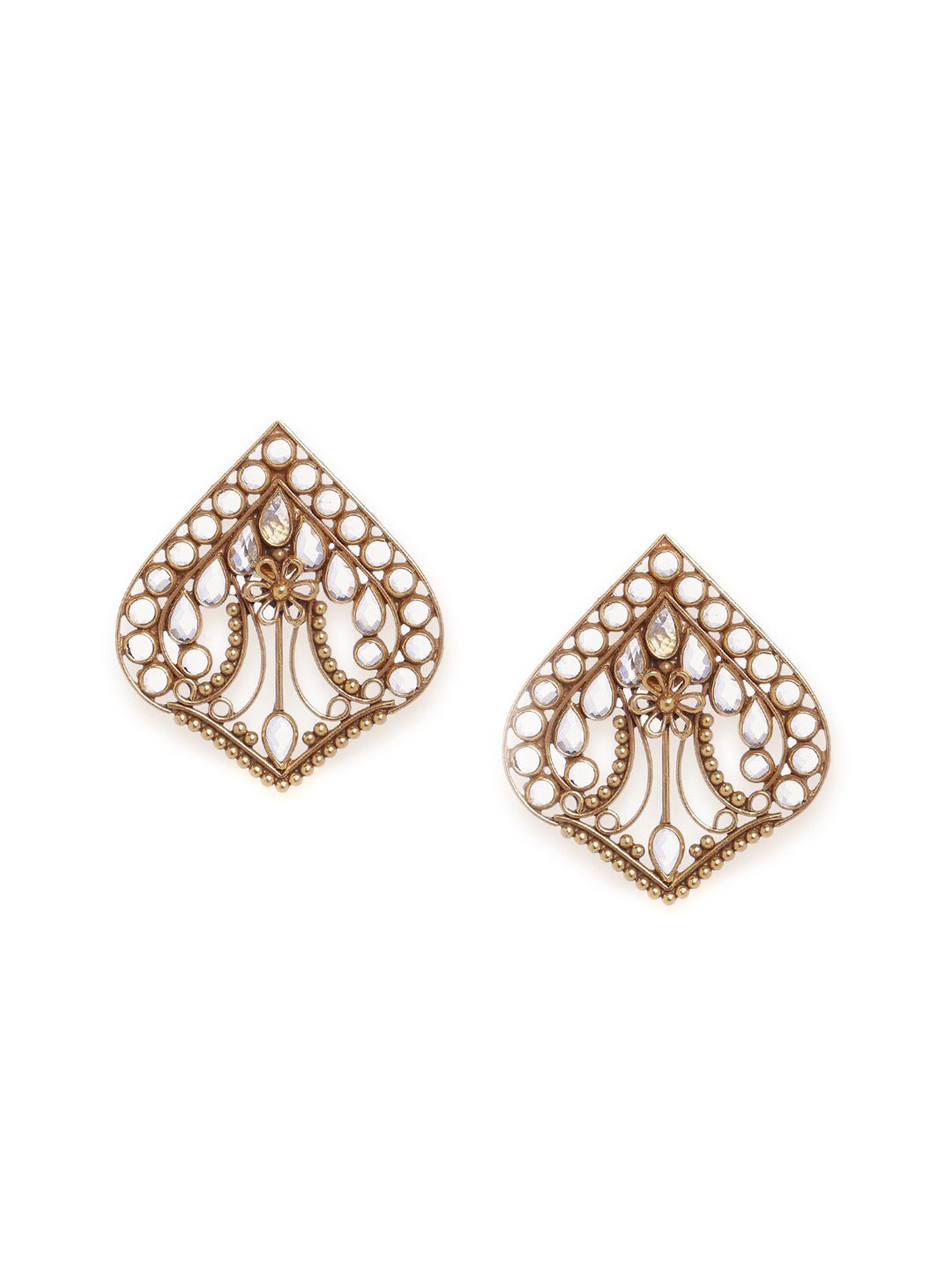 

Fabindia Gold-Toned Contemporary Hoop Earrings