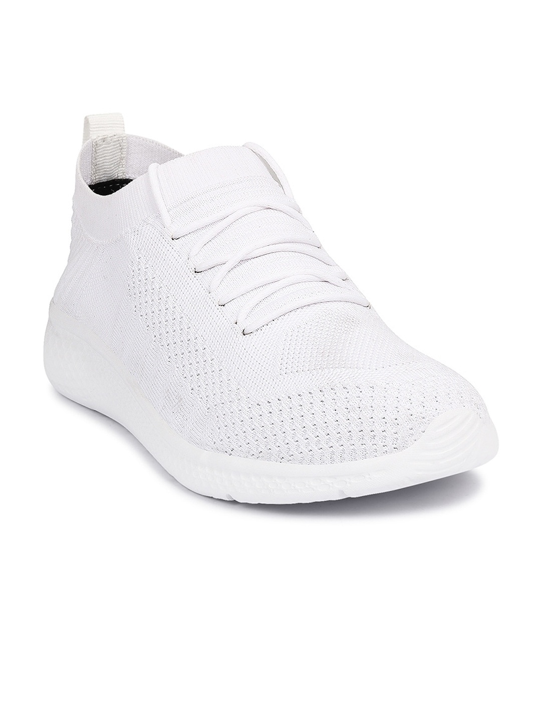 

M7 by Metronaut Men White Woven Design Sneakers