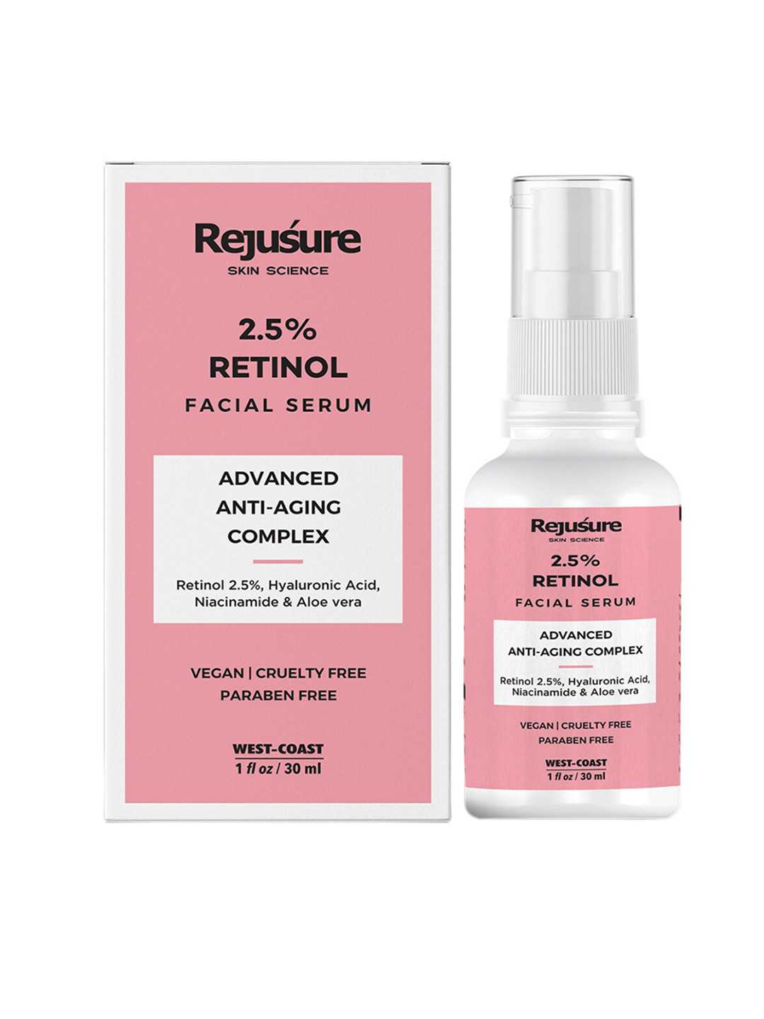 

REJUSURE White 2.5% Retinol Anti-Aging Face Serum 30 ml