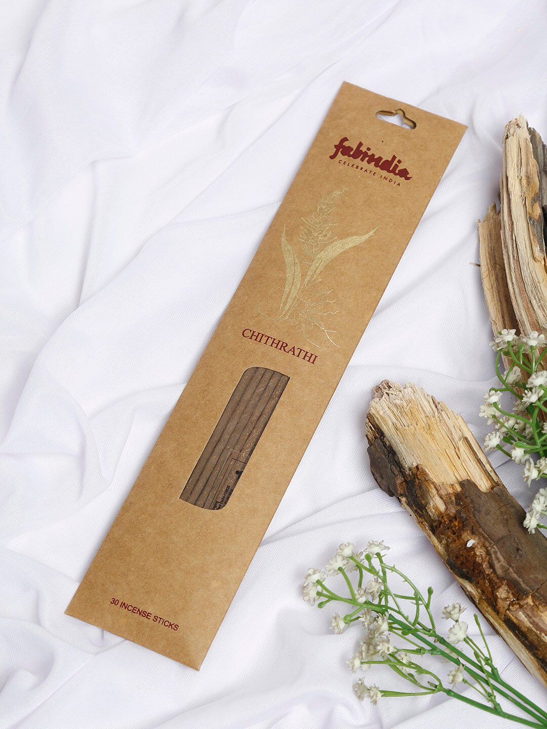 

Fabindia Brown Chitrathi Fragrance 30 Incense Sticks