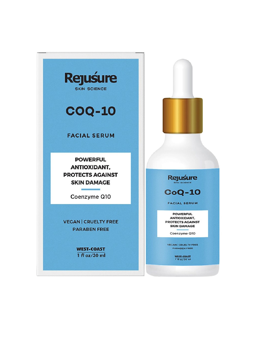 

Rejusure COQ-10 Facial Serum 30ml, Blue