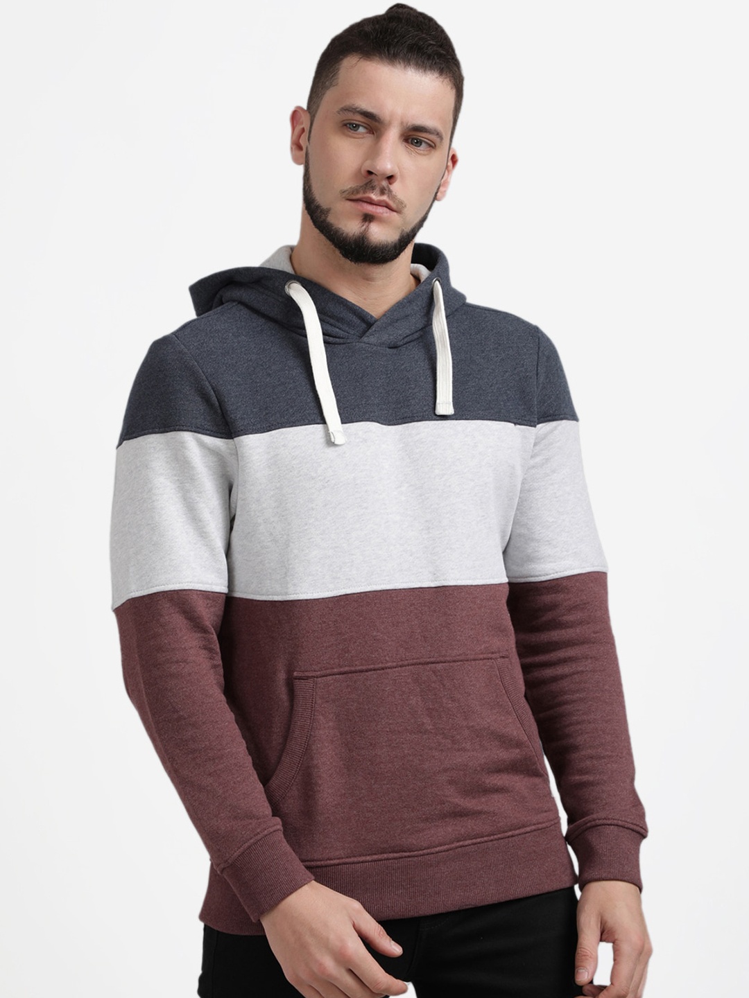 

UrGear Men Multicoloured Colourblocked Sweatshirt, Multi